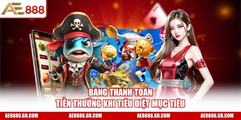 Bảng thanh toán tiền thưởng khi tiêu diệt mục tiêu
